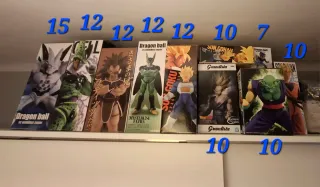 Cajas originales de figuras de Dragon Ball