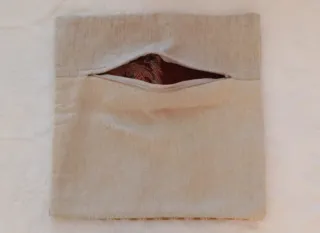 Funda Cojín Yorkshire Terrier Tela Beige