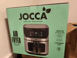 Freidora Aire Jocca 6.5L Negra/Plata