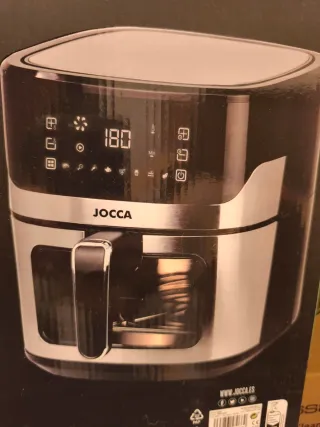 Freidora Aire Jocca 6.5L Negra/Plata
