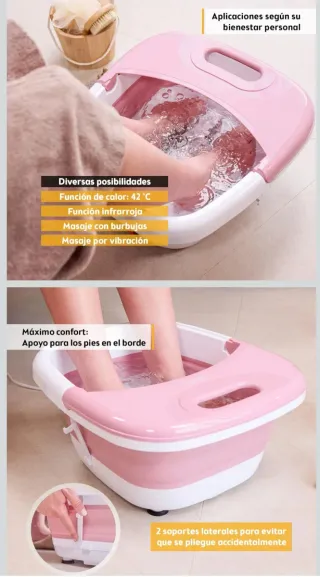 Hidromasajeador plantar plegable 450W