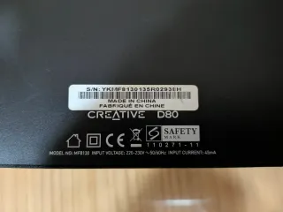 Altavoz Bluetooth Creative D80 Negro