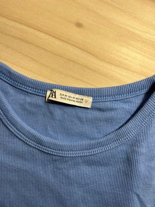 Top Zara Azul Talla M