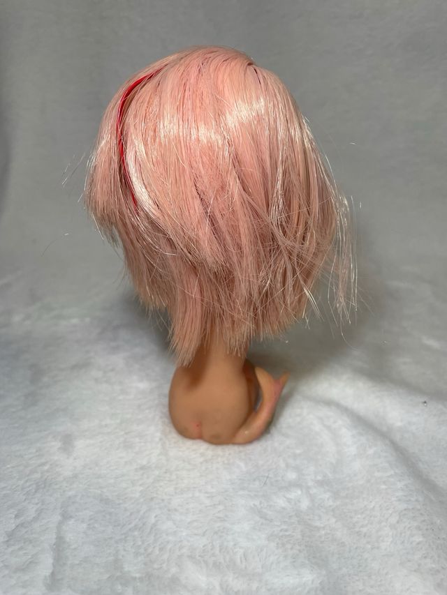 Muñeco de goma sirena rosa