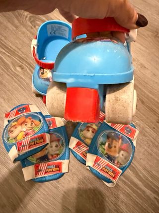 Patines y protecciones Paw Patrol