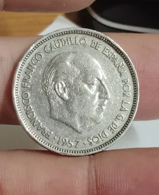 25 PESETAS *64 1957