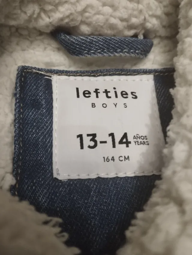 Chaqueta vaquera Lefties forrada  y regalo chándal