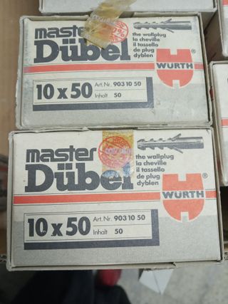 Tacos de obra Wurth 8x40 y 10x50