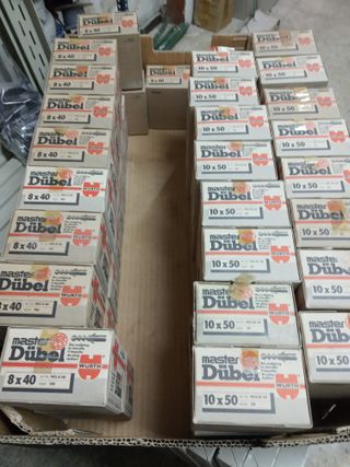 Tacos de obra Wurth 8x40 y 10x50