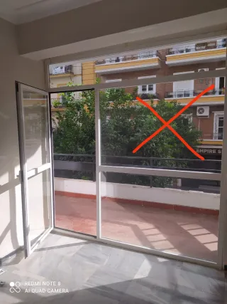 Cierre de aluminio blanco