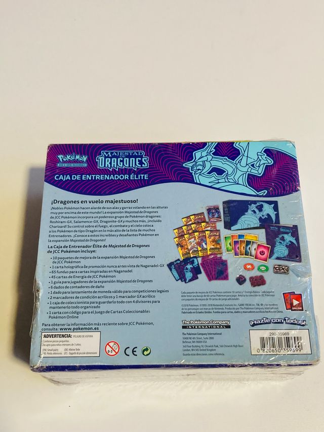 Caja Pokemon ETB Majestad de Dragones