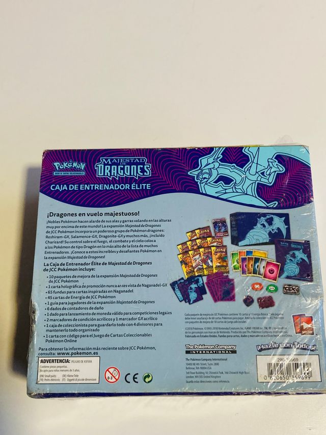 Caja Pokemon ETB Majestad de Dragones