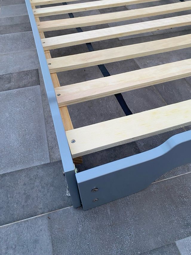 Somier infantil madera con colchón 190x90cm