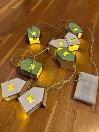 Casitas de luz decorativas