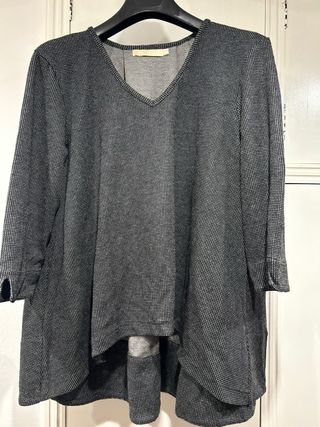 Jersey Dolores Promesas efecto capa gris jaspeado