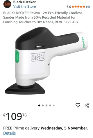 Lijadora Black+Decker Reviva