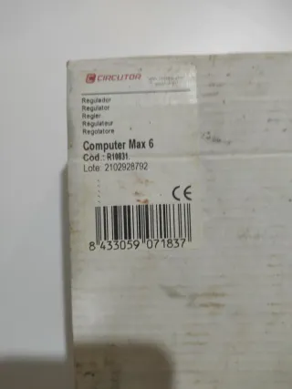Regulador Factor Potencia Circutor Computer MAX 6