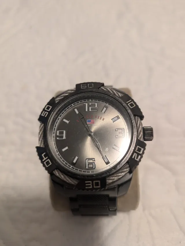 Reloj U.S. Polo Assn. Negro y Gris