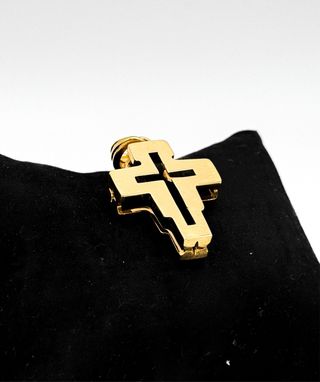 Colgante Cruz de oro 18kt
