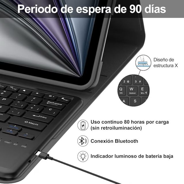 Teclado iPad Pro 11 Negro/Gris