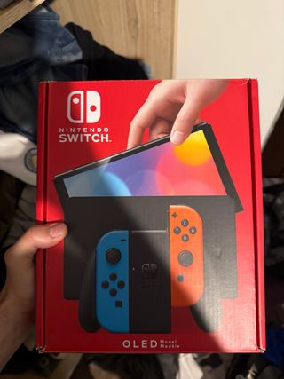 Nintendo Switch OLED Joy-Con Azul y Rojo