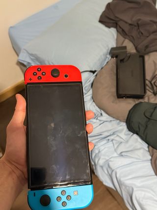 Nintendo Switch OLED Joy-Con Azul y Rojo