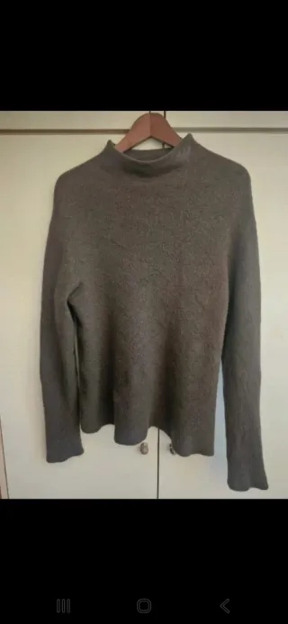 Jersey Armani Marrón Cuello Alto