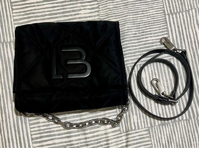 Bolso Bimba y Lola Negro con Cadena y Correa