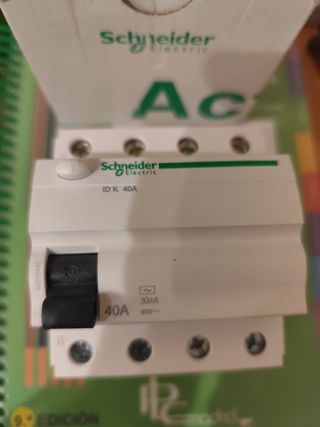 4p 40A 4x40 Diferencial Schneider ID K 40A 30mA