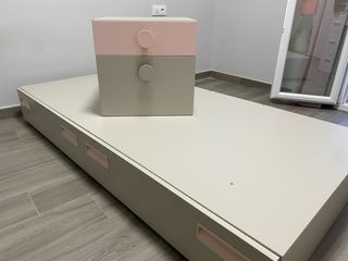 Estructura cama infantil con mesita