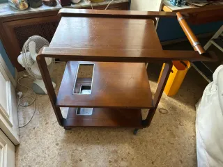 Carrito bar vintage madera