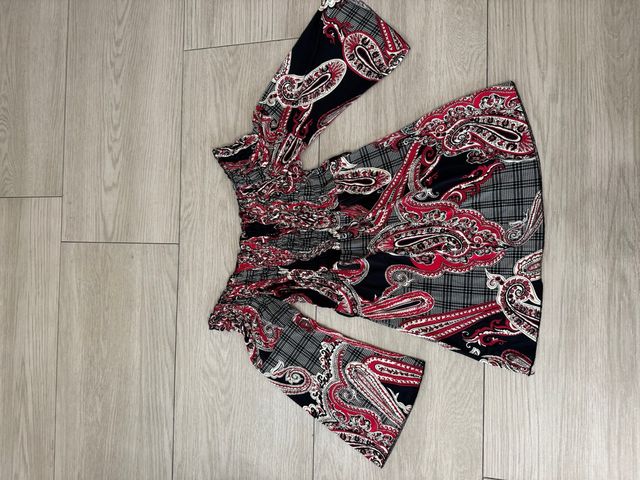 Vestito a gonna fantasia paisley
