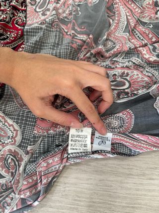 Vestito a gonna fantasia paisley