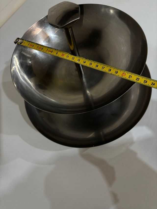 Frutero vintage acero 2 niveles