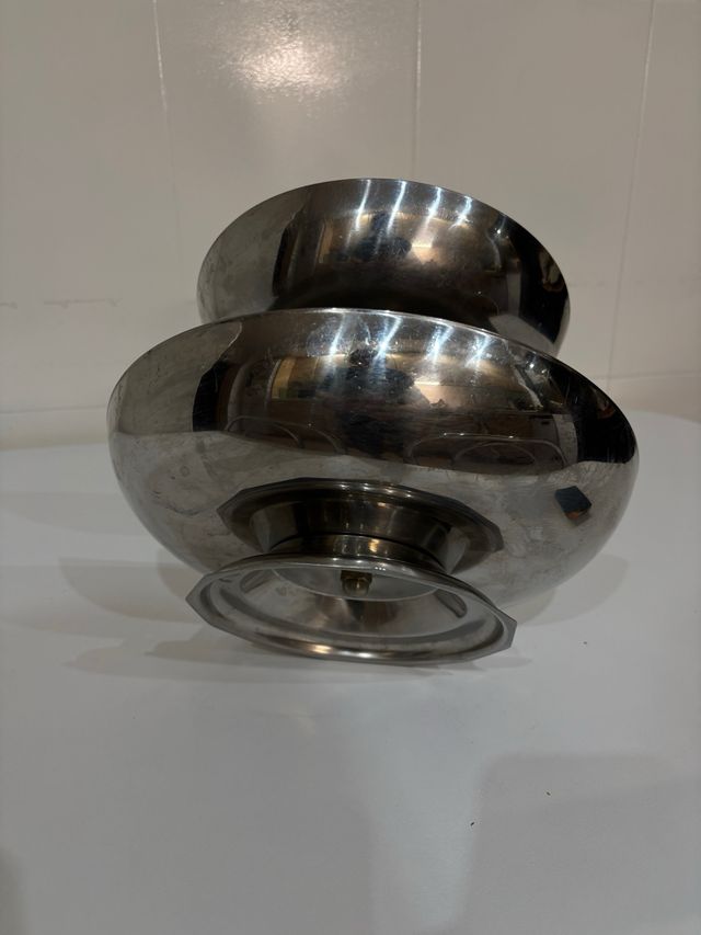 Frutero vintage acero 2 niveles