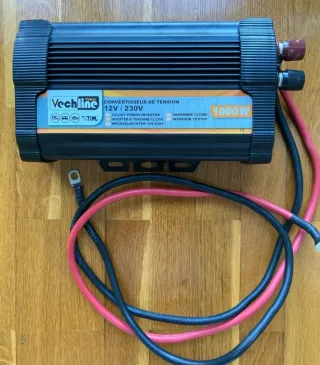 Inversor Vechline 1000W 12V/230V. Muy silencioso