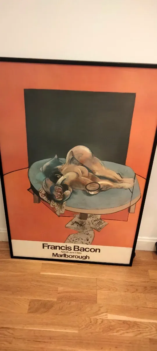 Póster Francis Bacon Marlborough. Enmarcado