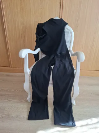 Mono negro manga larga