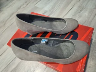 Zapatos de cuña beige T38