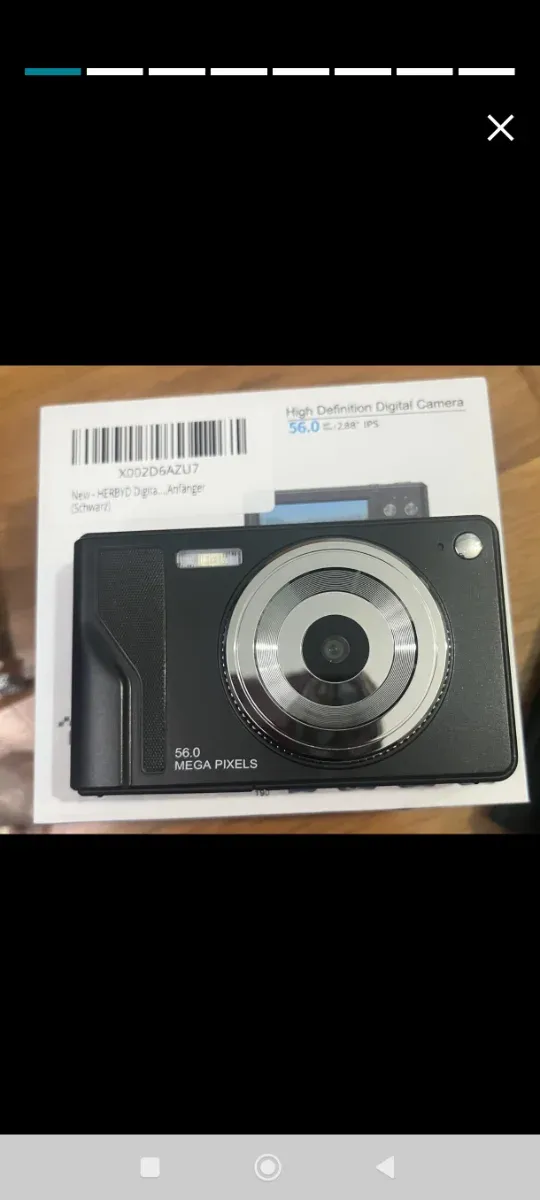 Cámara Digital HD 56.0 Megapíxeles Negra