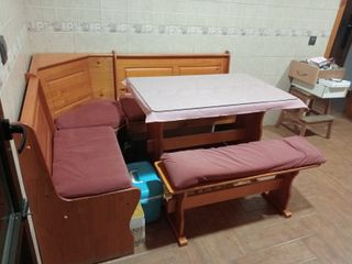 Rinconera de madera para cocina/comedor