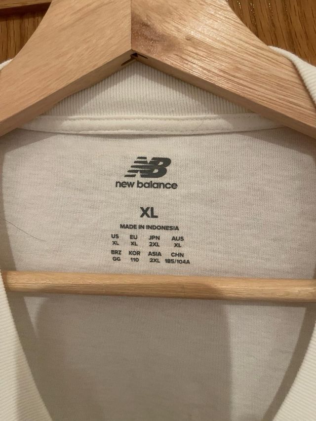 Camiseta New Balance XL Blanca