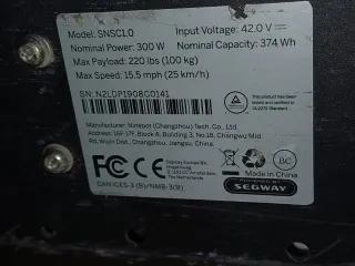 Patinete eléctrico Segway
