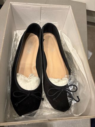 Manoletinas Calmoda Negras Talla 36