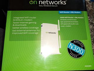 Router WiFi N300 + Modem DSL ON Networks