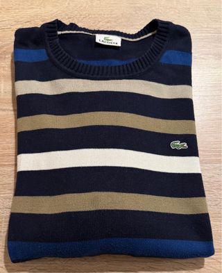 Jersey Lacoste Rayas Talla XL