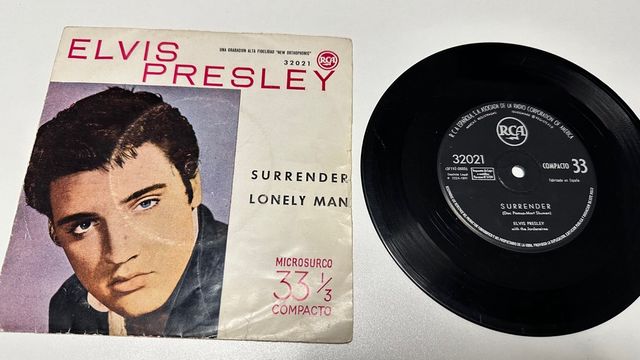 ELVIS PRESLEY SG SURRENDER SPAIN LONELY MAN