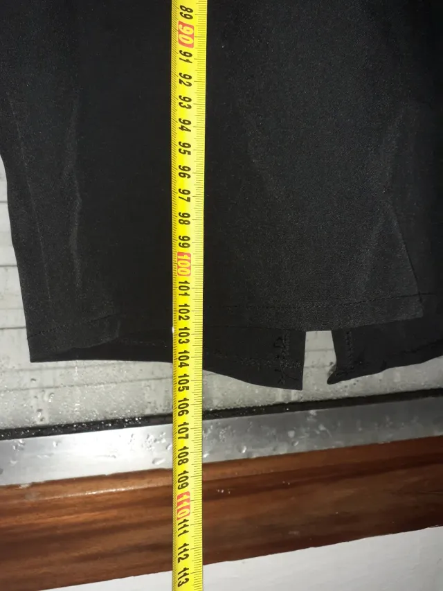 Vestido negro manga larga encaje ver medidas