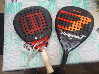Palas de pádel Bullpadel y Wilson