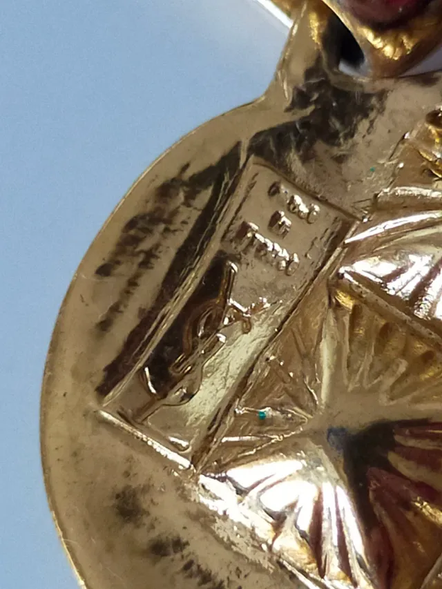 Bellísimo Colgante Corazón Ex-Voto YSL